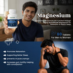 Magnesium Tablets - Relaxation • Better Sleep • Muscle & Nerve Support