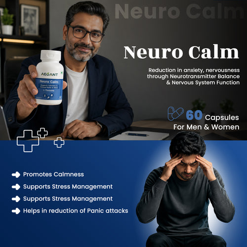 Neuro Calm Capsules - Calm Mind • Stress Management • Nervous System Support