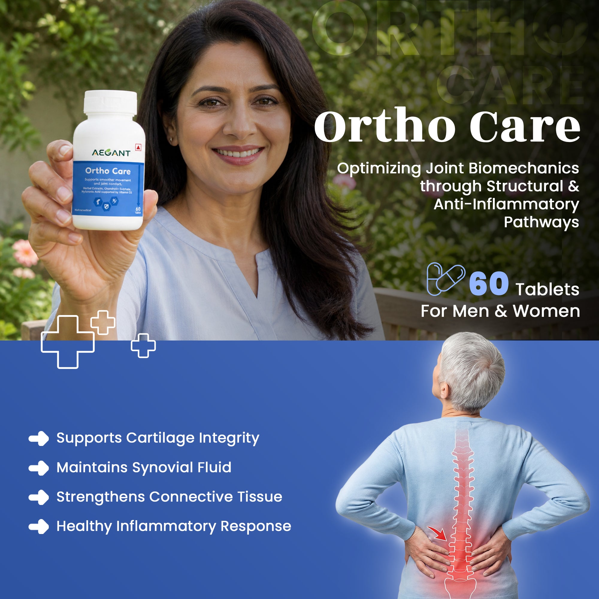 Ortho Care Tablets - Advanced Joint Support • Cartilage Protection • Mobility & Flexibility