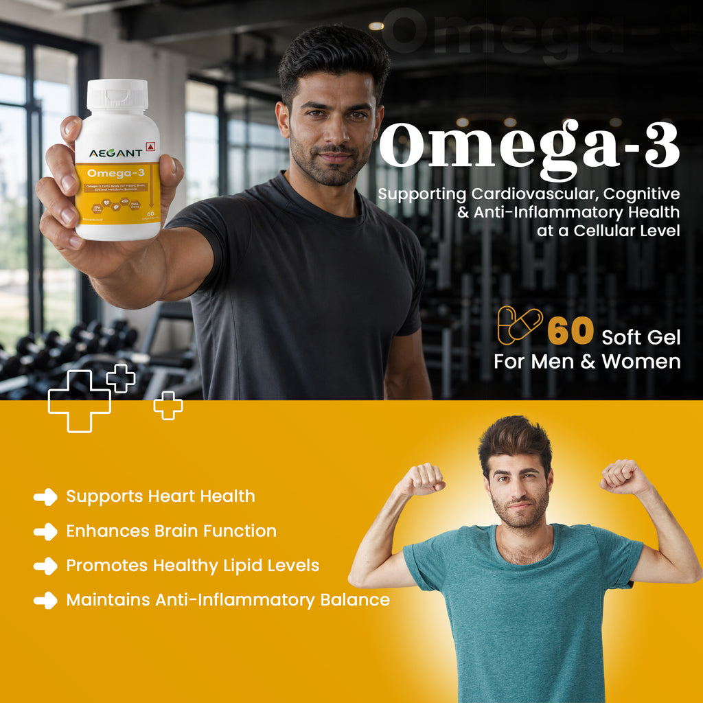 Omega-3 Fish Oil Capsules - Heart Health • Brain Function • Joint Support