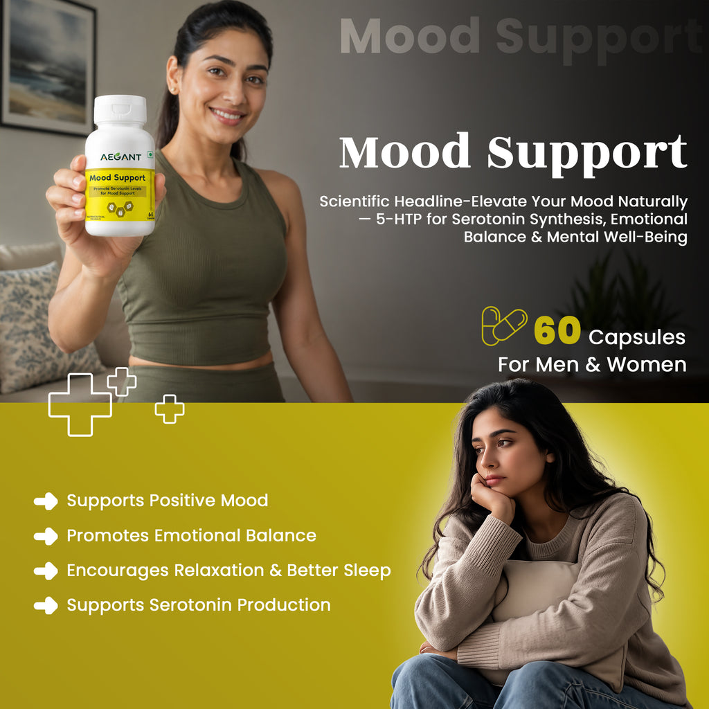 Mood Support Capsules - Emotional Wellness • Stress Management • Serotonin Support