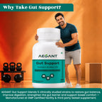 Gut Support Capsules - Advanced Probiotics 85 Billion CFU • Digestive Health • Immunity Support