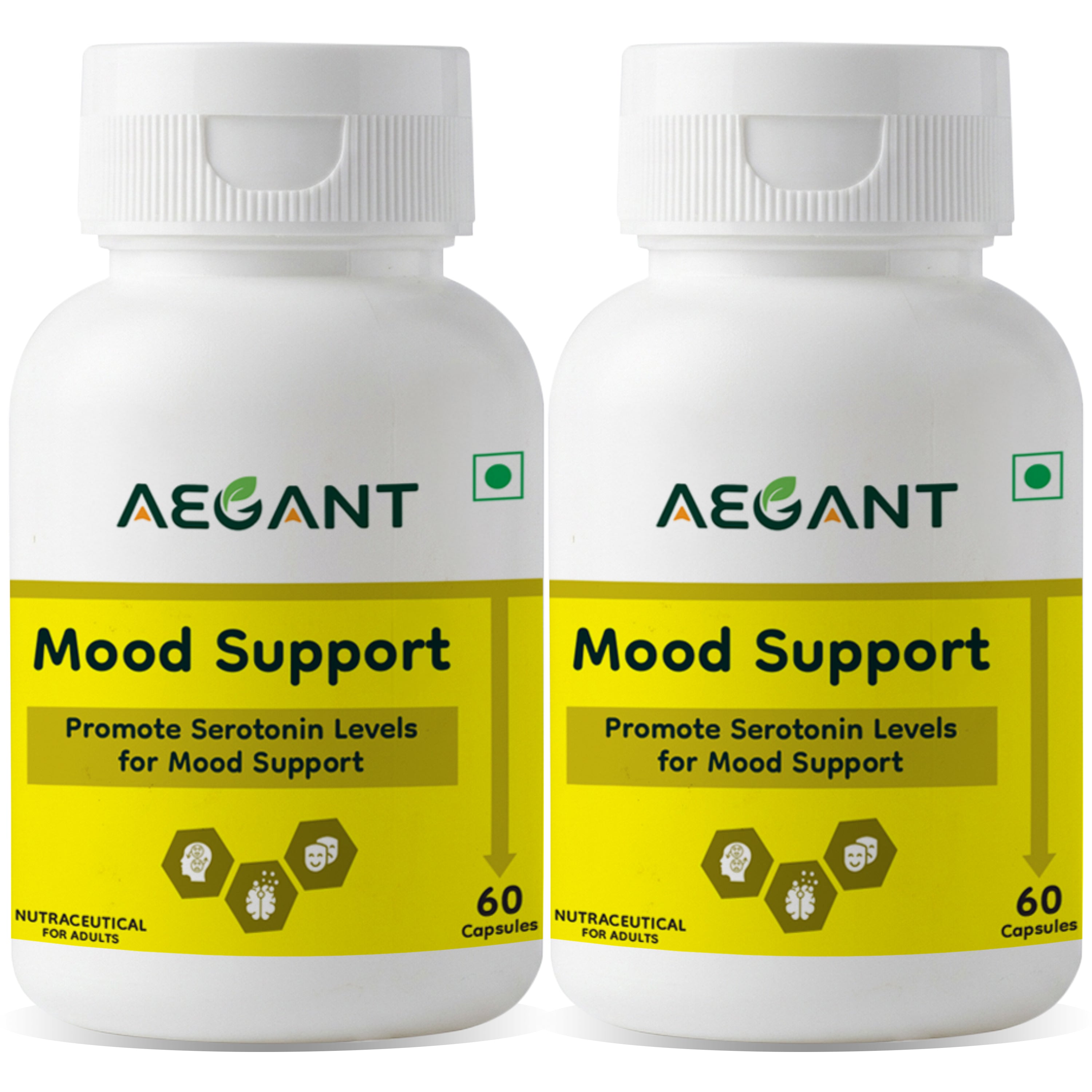 Mood Support Capsules - Emotional Wellness • Stress Management • Serotonin Support