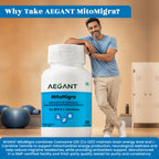 MitoMigra Capsules - Advanced Migraine Support • Cellular Energy • Brain Health