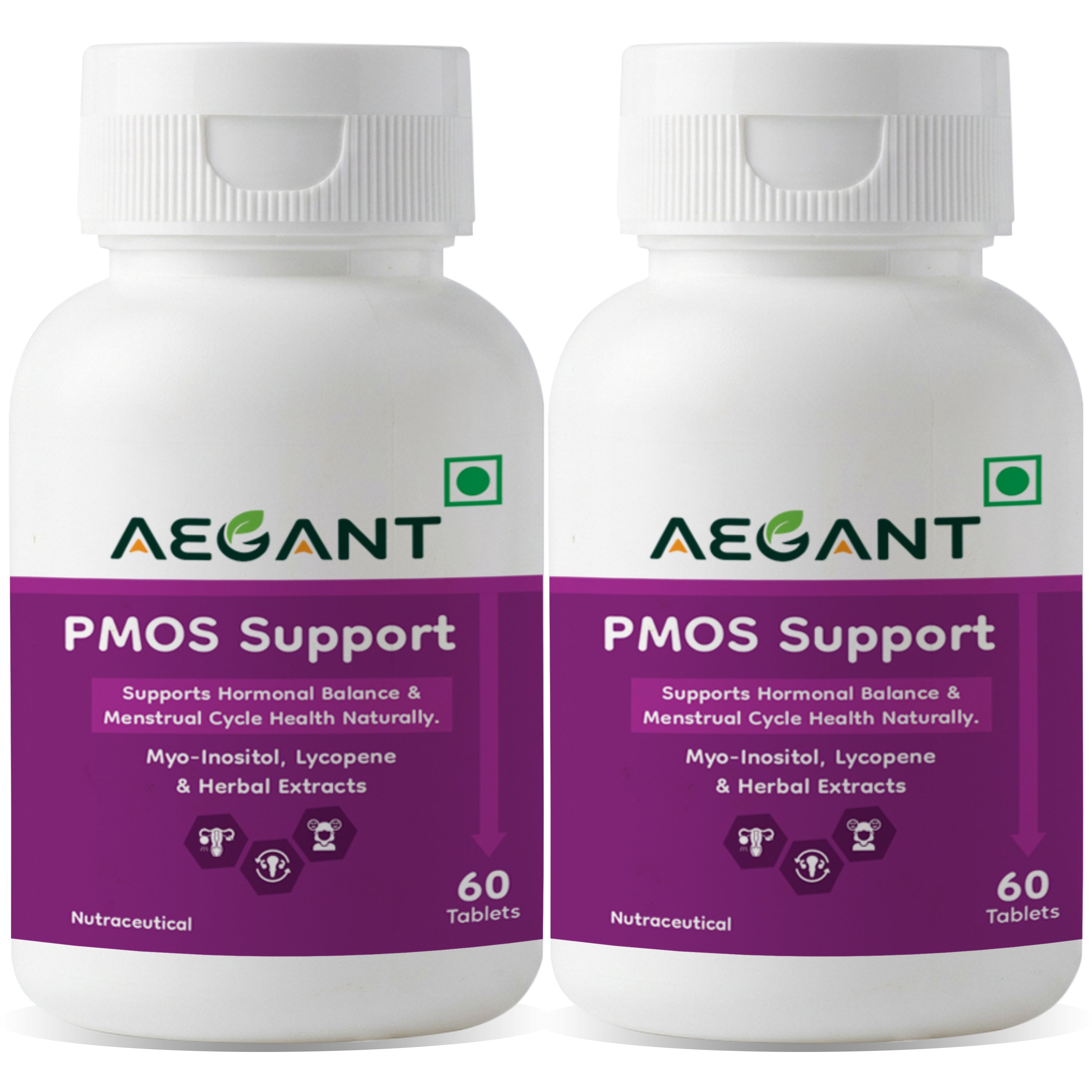 PMOS Support Capsules - Hormonal Balance • Ovarian Health • Women's Wellness