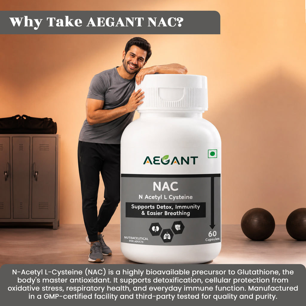 NAC (N-Acetyl L-Cysteine) Capsules - Detox Support • Immunity • Respiratory Health