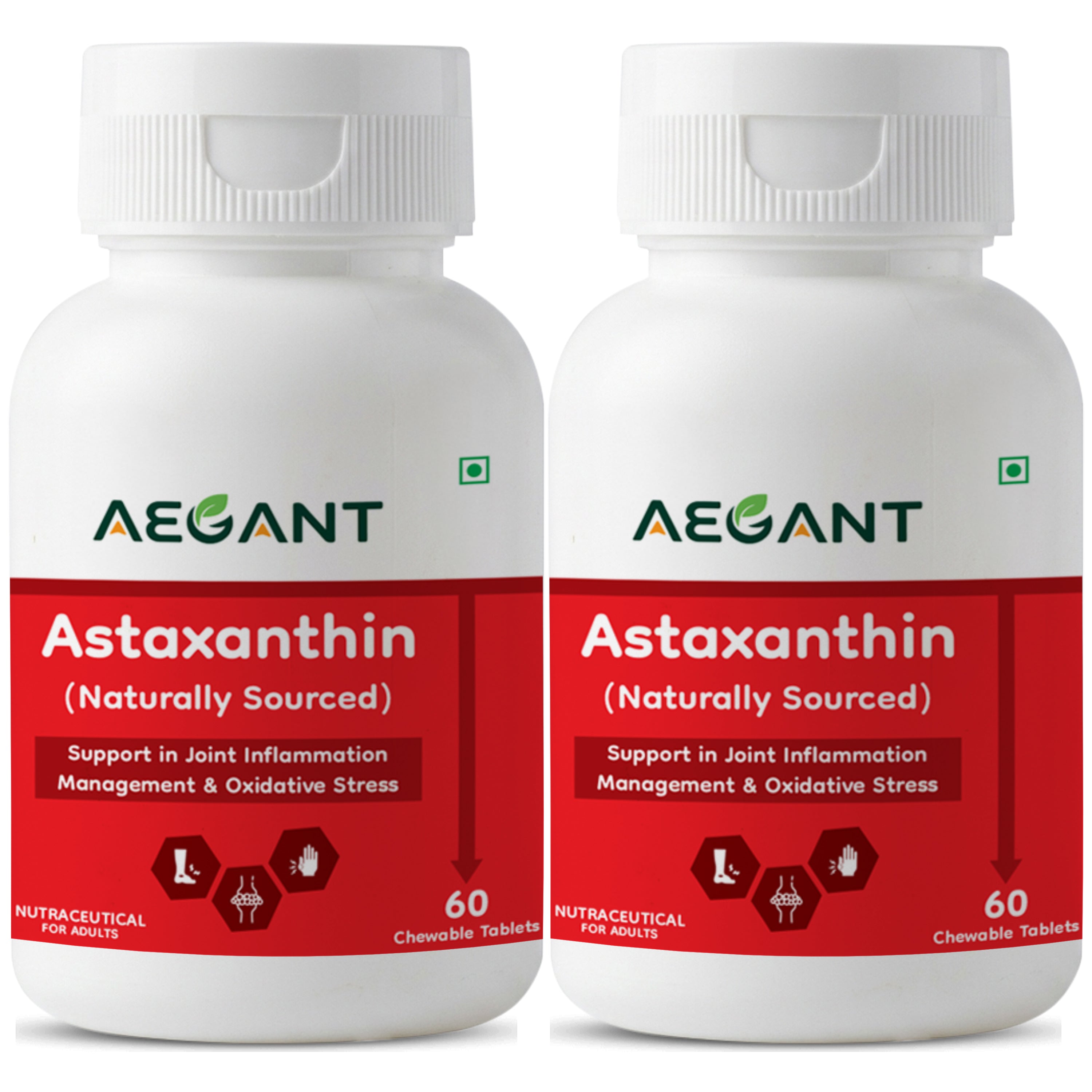 Astaxanthin Chewable Tablets – Joint Comfort • Powerful Antioxidant Defence • Skin & Eye Health