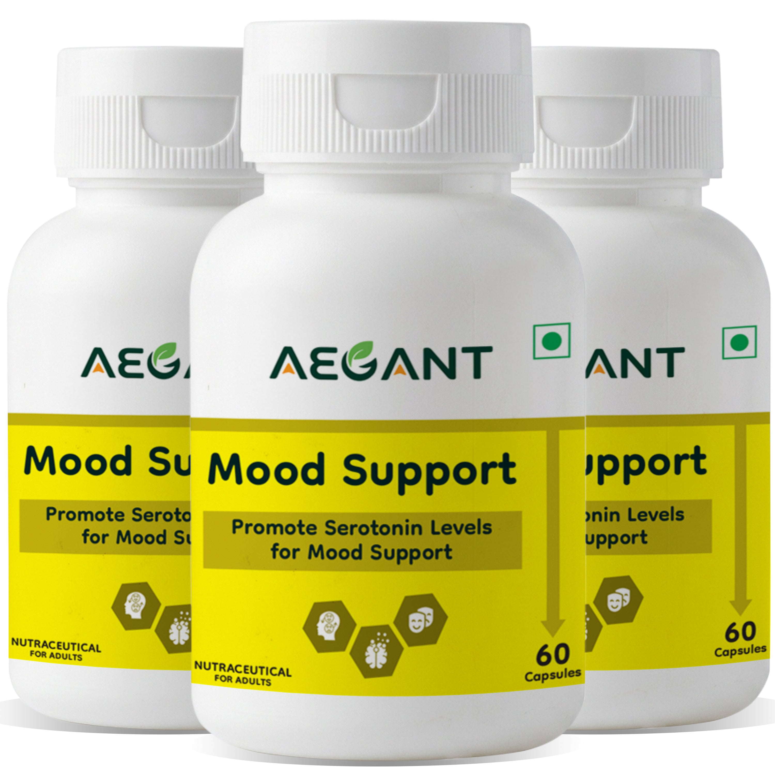Mood Support Capsules - Emotional Wellness • Stress Management • Serotonin Support