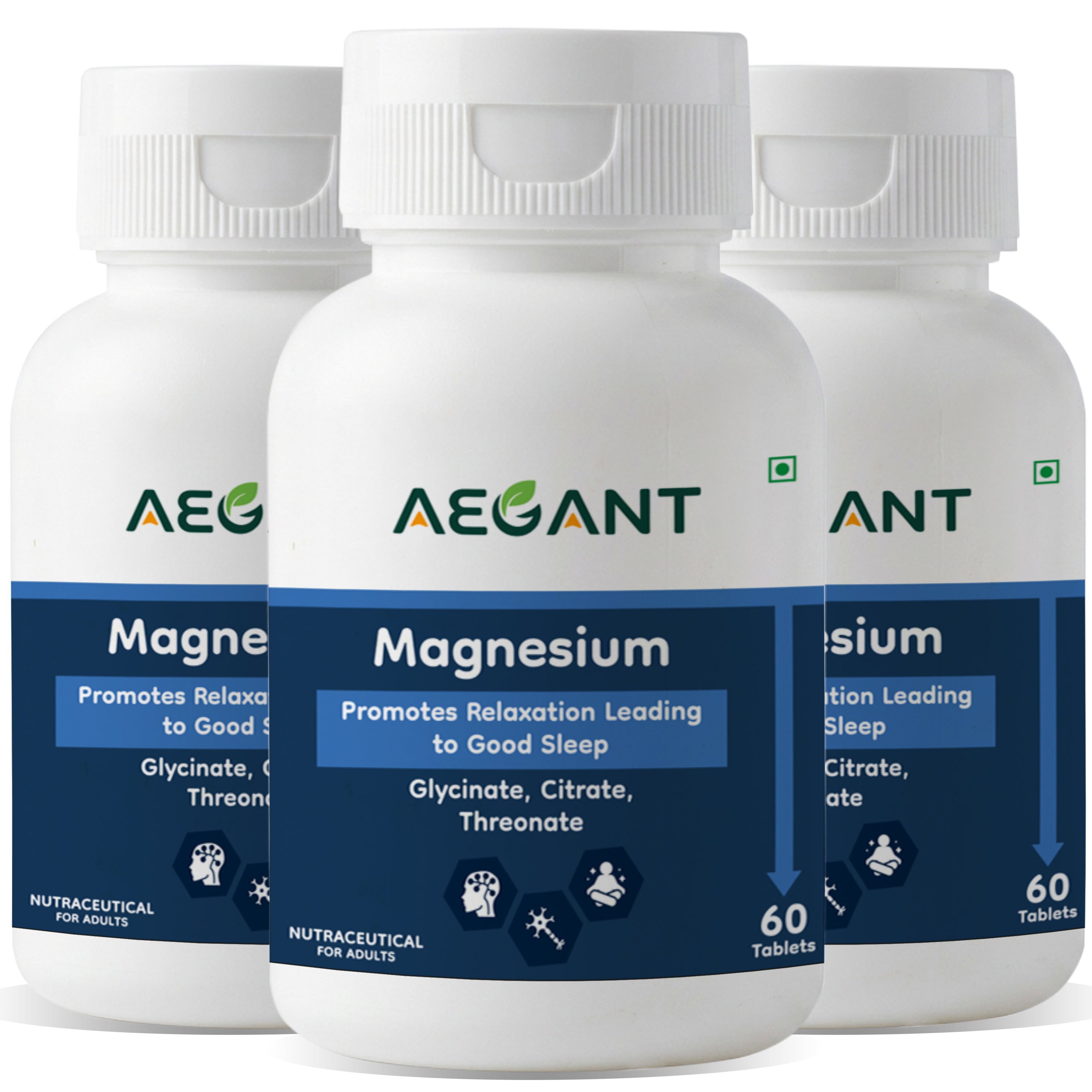 Magnesium Tablets - Relaxation • Better Sleep • Muscle & Nerve Support