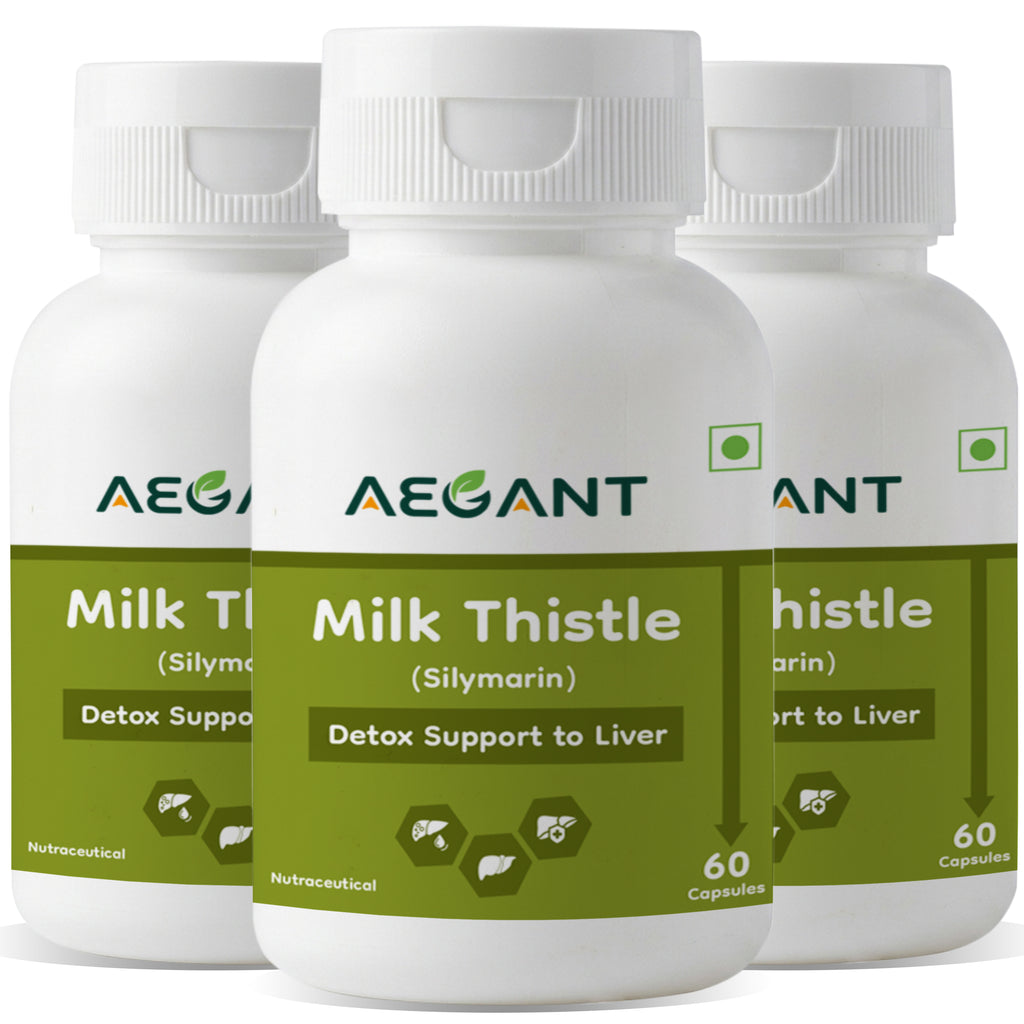 Milk Thistle (Silymarin) Capsules - Liver Detox • Liver Protection • Antioxidant Support
