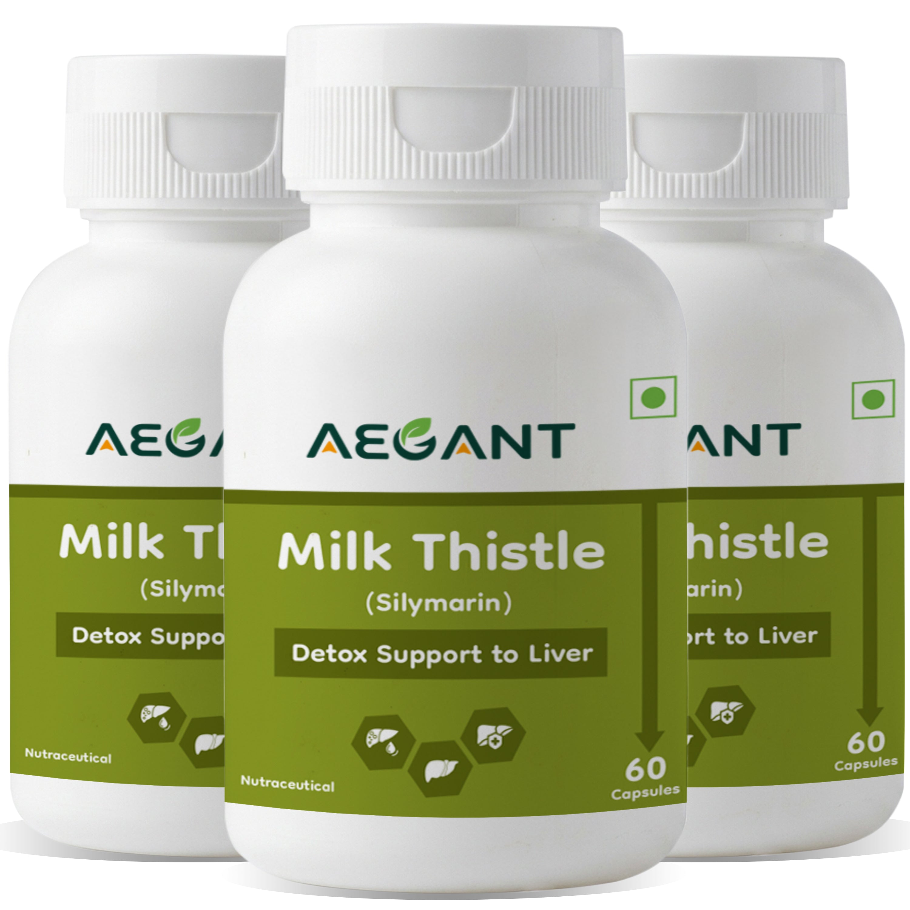Milk Thistle (Silymarin) Capsules - Liver Detox • Liver Protection • Antioxidant Support