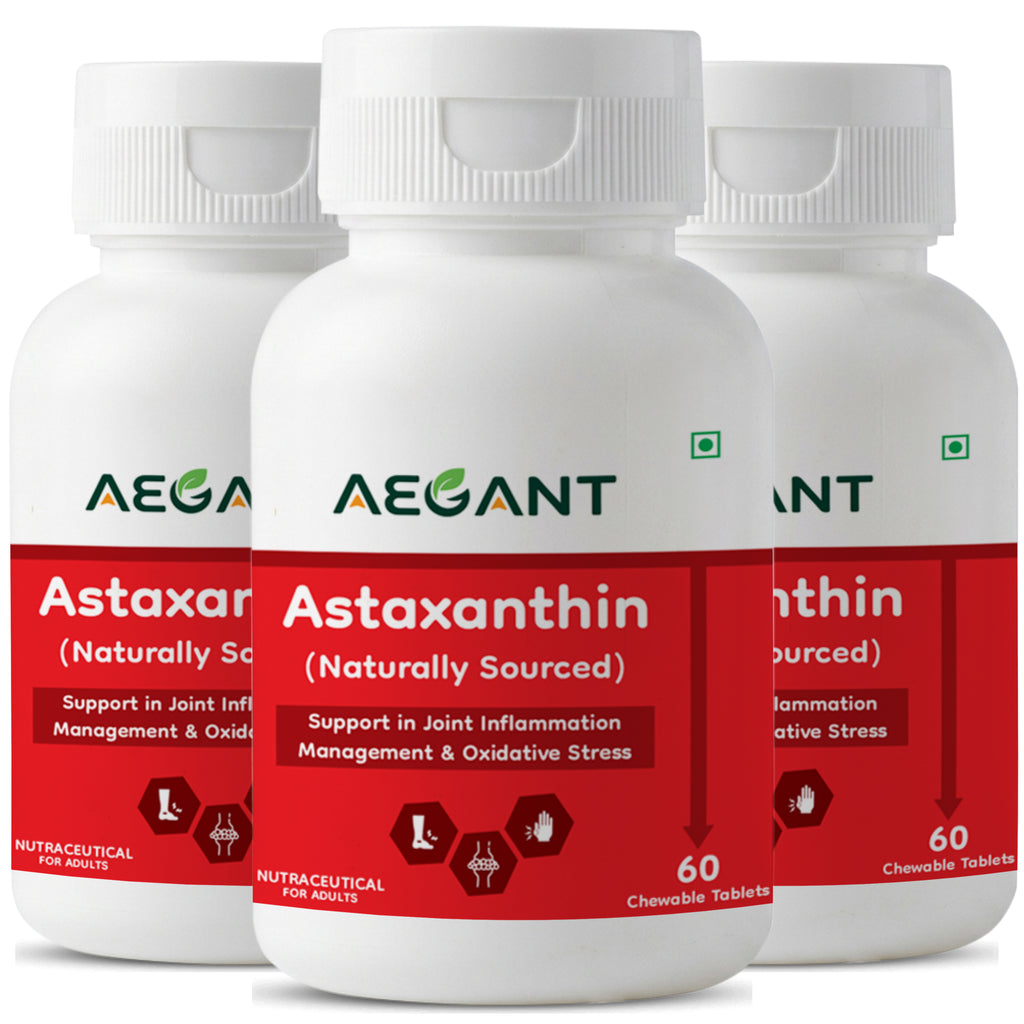 Astaxanthin Chewable Tablets – Joint Comfort • Powerful Antioxidant Defence • Skin & Eye Health