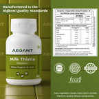 Milk Thistle (Silymarin) Capsules - Liver Detox • Liver Protection • Antioxidant Support
