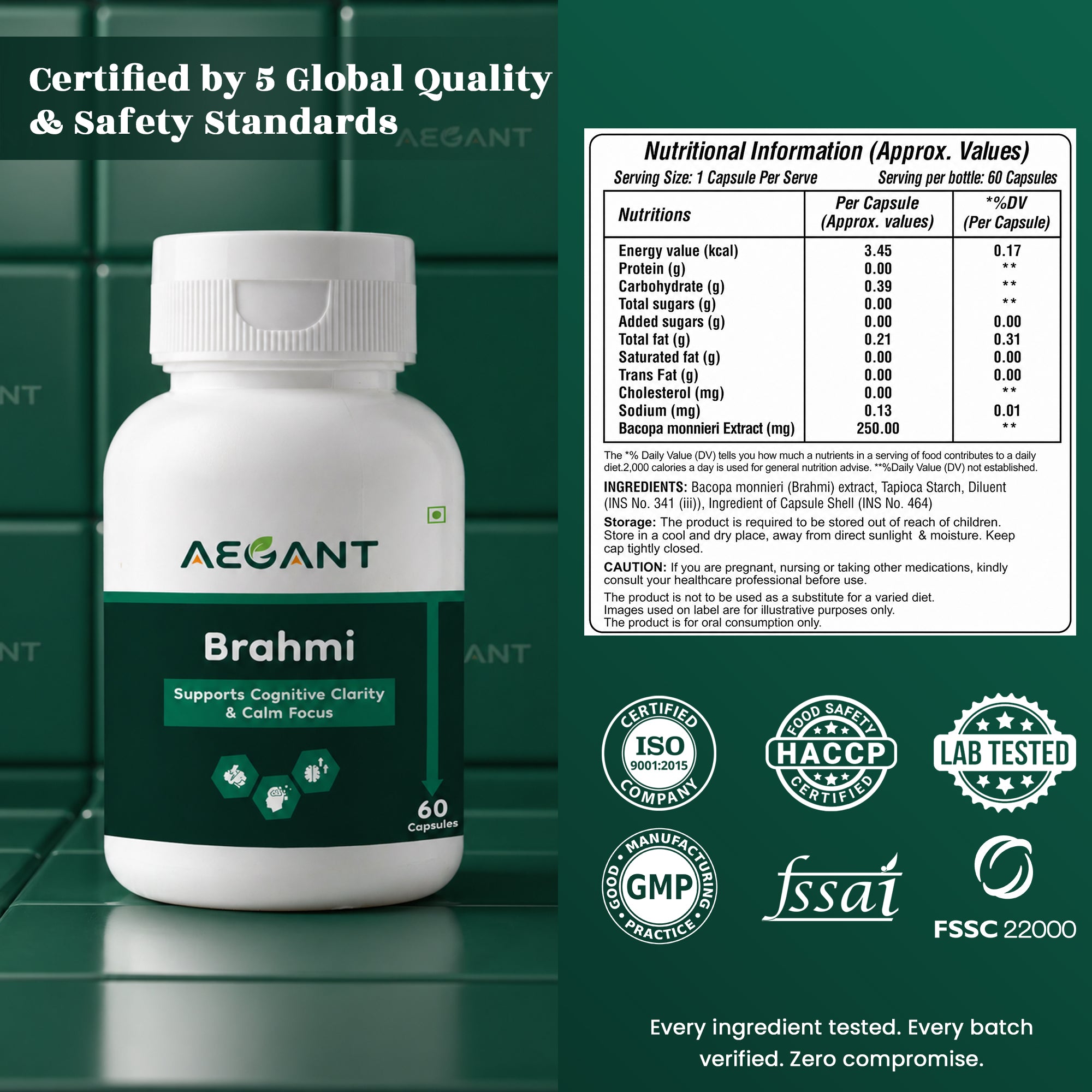Brahmi Capsules – Memory Support • Brain Health • Mental Focus