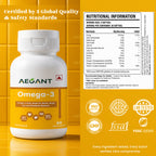 Omega-3 Fish Oil Capsules - Heart Health • Brain Function • Joint Support