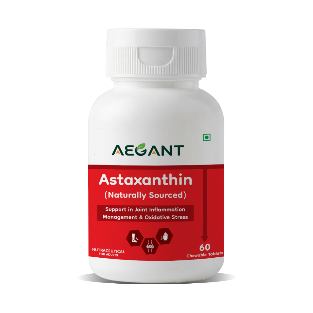 Astaxanthin Chewable Tablets – Joint Comfort • Powerful Antioxidant Defence • Skin & Eye Health