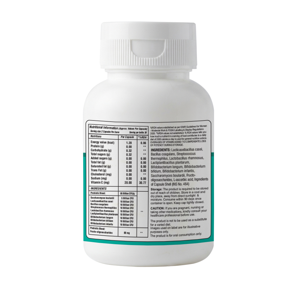 Gut Support Capsules - Advanced Probiotics 85 Billion CFU • Digestive Health • Immunity Support