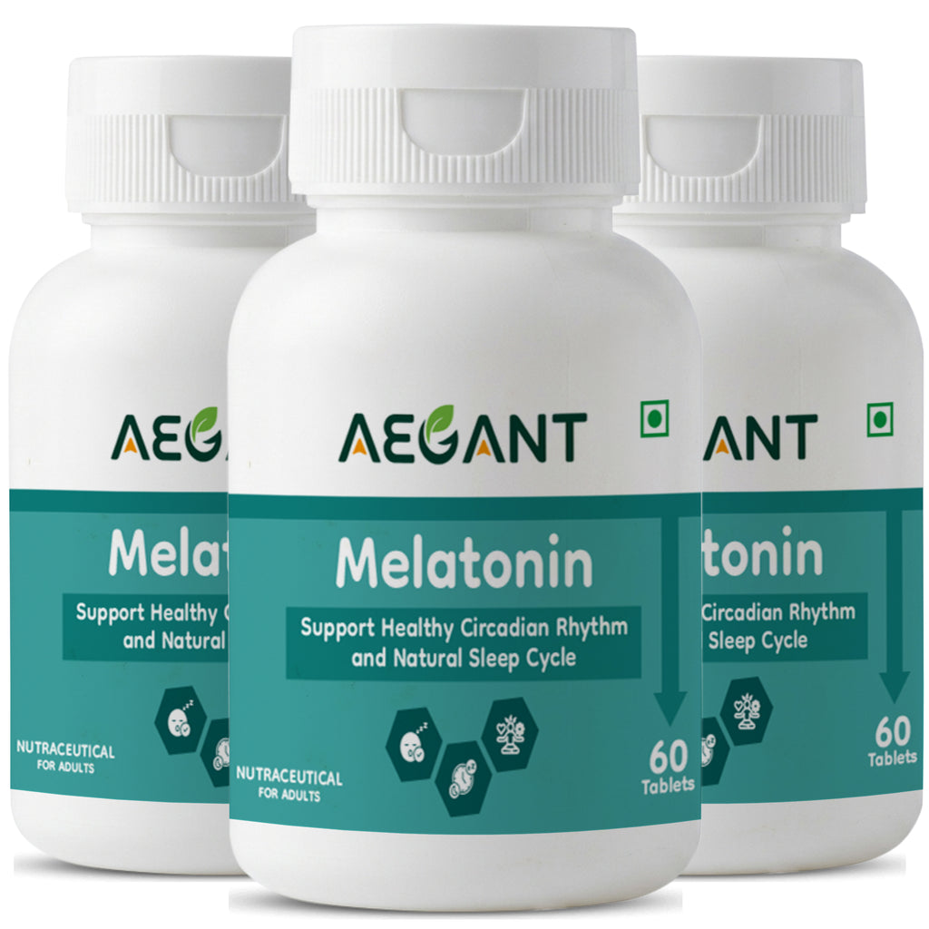 Melatonin Tablets - Natural Sleep Support • Healthy Circadian Rhythm • Restful Nights