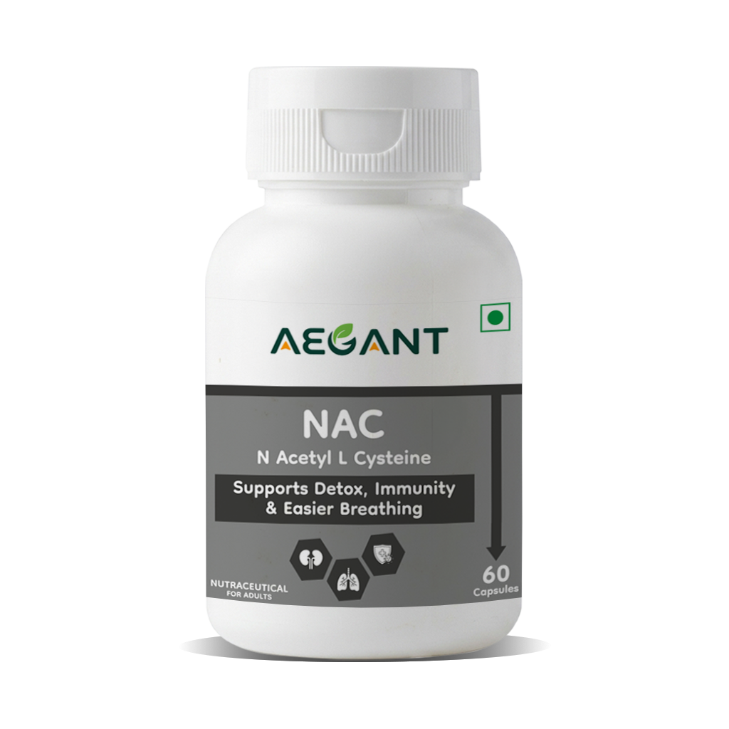 NAC (N-Acetyl L-Cysteine) Capsules - Detox Support • Immunity • Respiratory Health