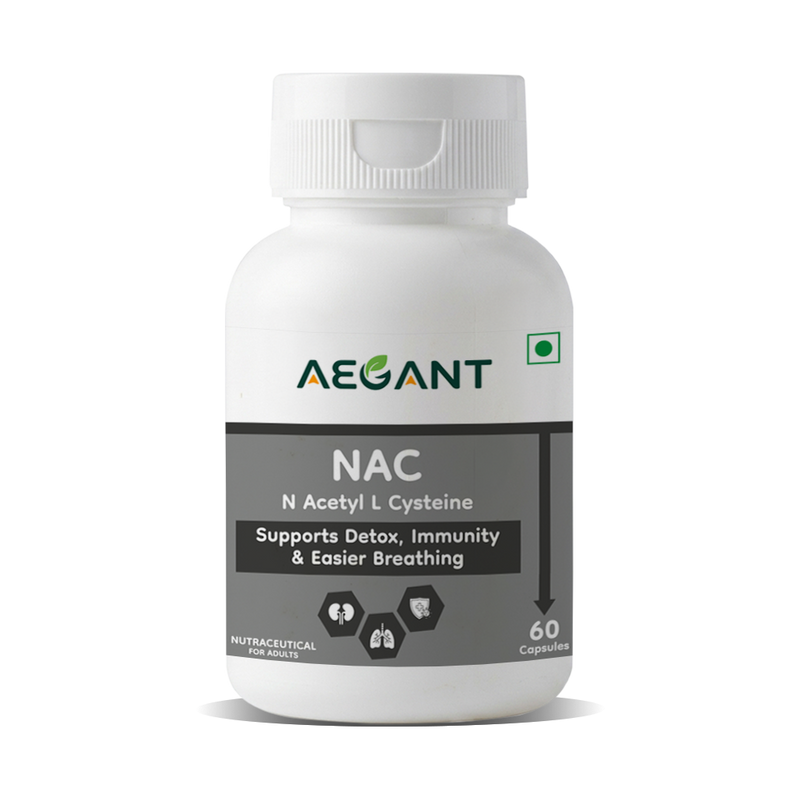 NAC (N-Acetyl L-Cysteine) Capsules - Detox Support • Immunity • Respiratory Health