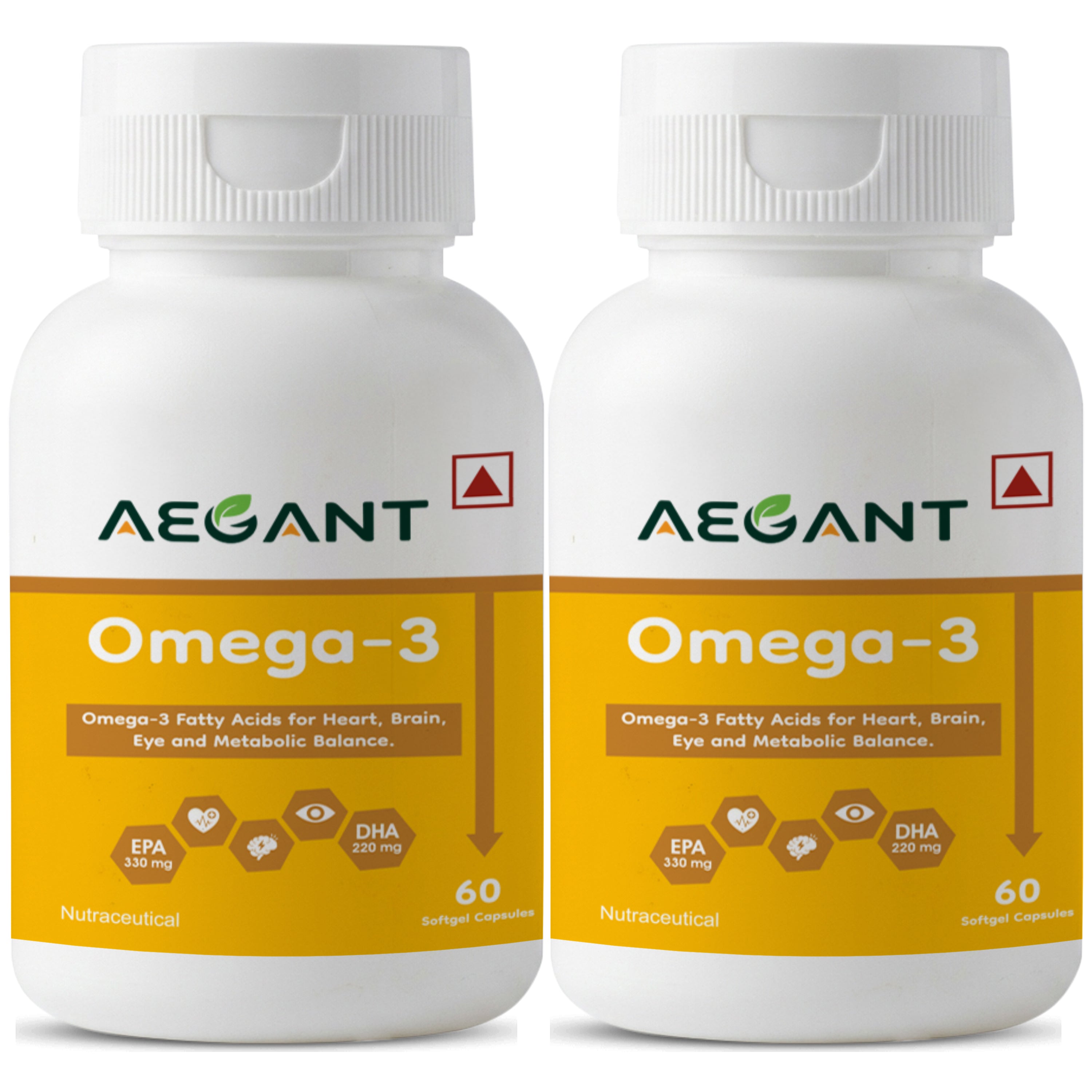 Omega-3 Fish Oil Capsules - Heart Health • Brain Function • Joint Support