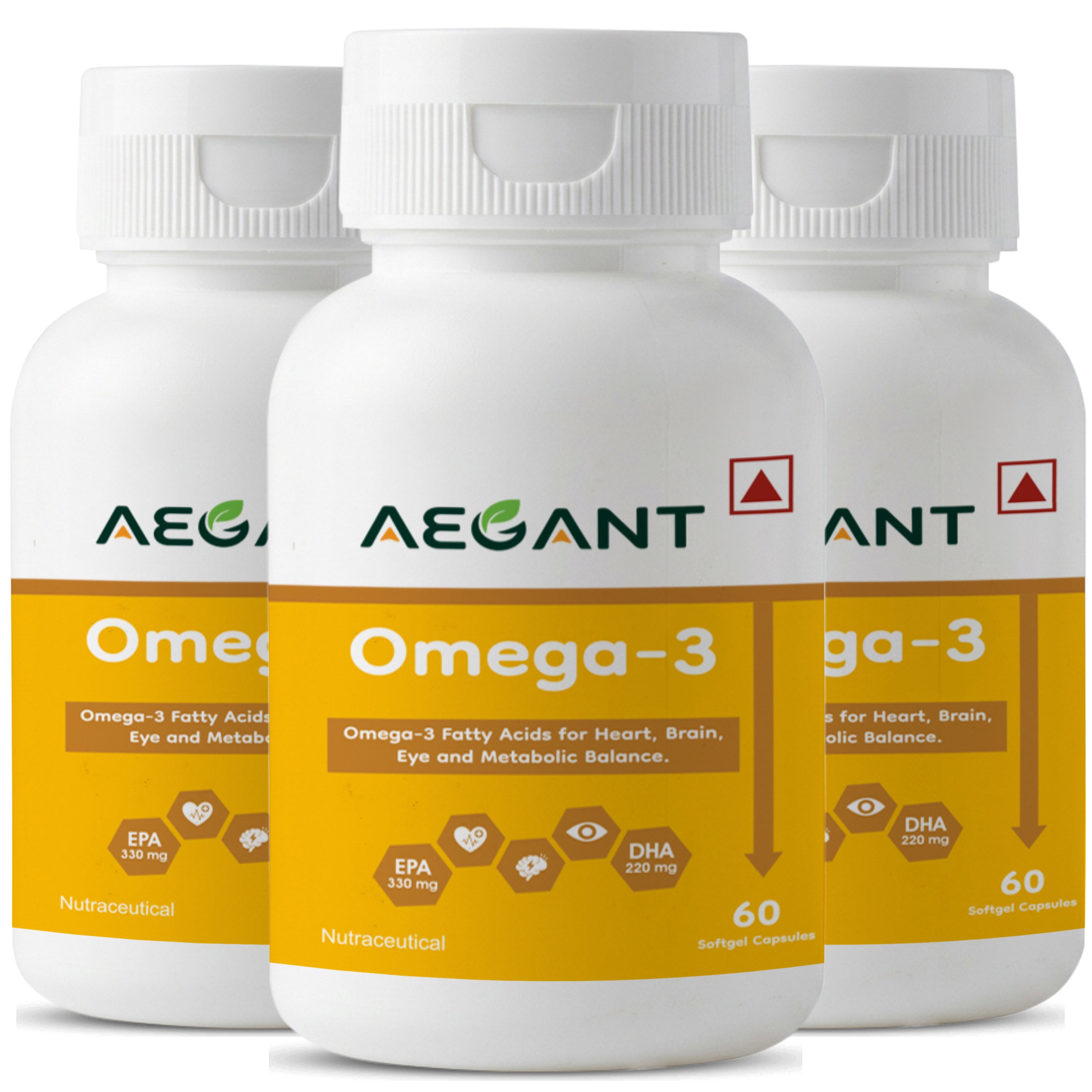 Omega-3 Fish Oil Capsules - Heart Health • Brain Function • Joint Support