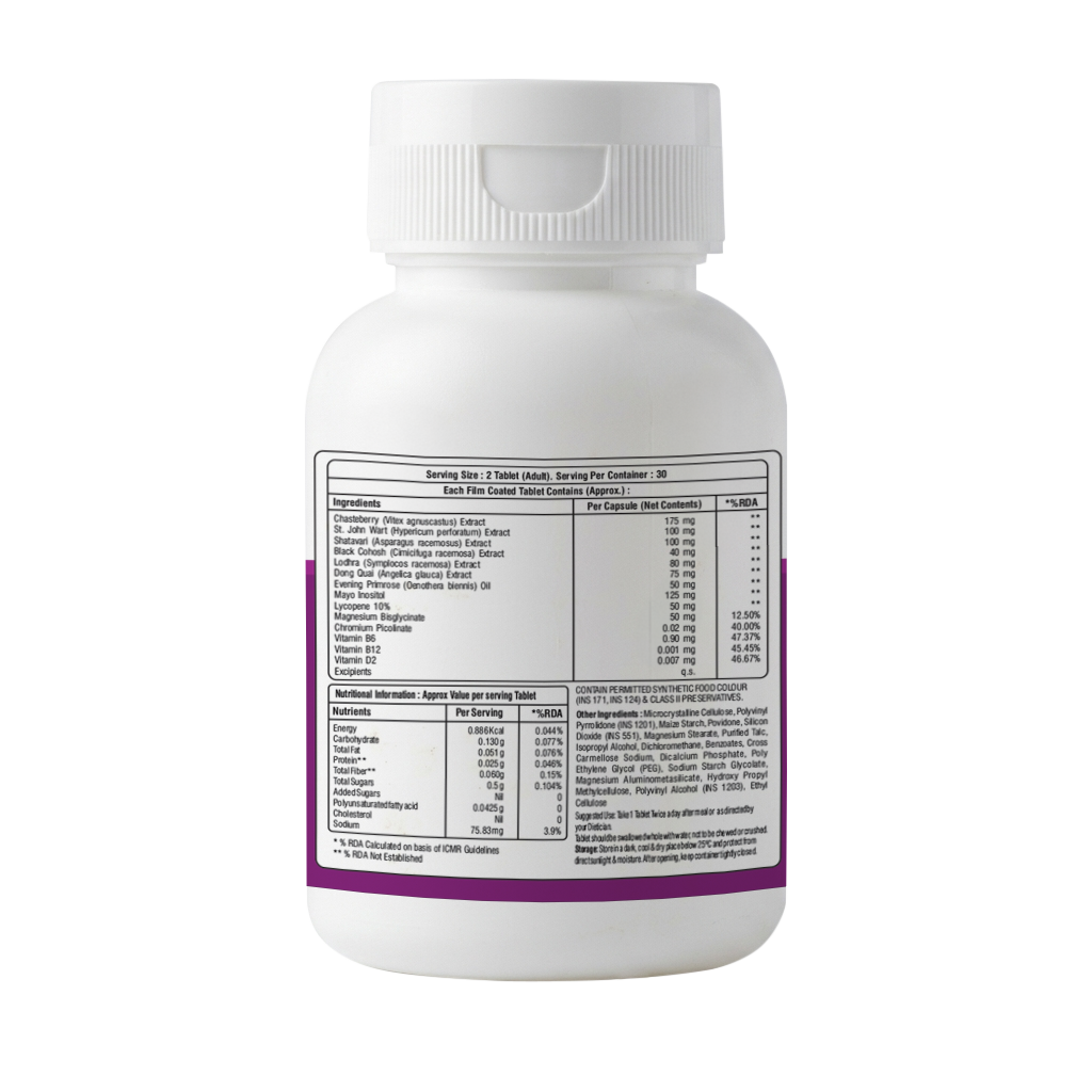 PMOS Support Capsules - Hormonal Balance • Ovarian Health • Women's Wellness