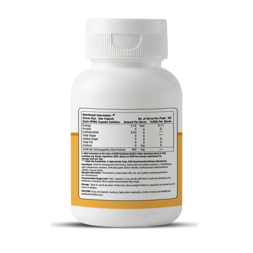 Ashwagandha Capsules – Stress Relief • Better Sleep • Energy & Vitality Support